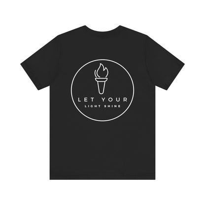 Let Your Light Shine Black Tee