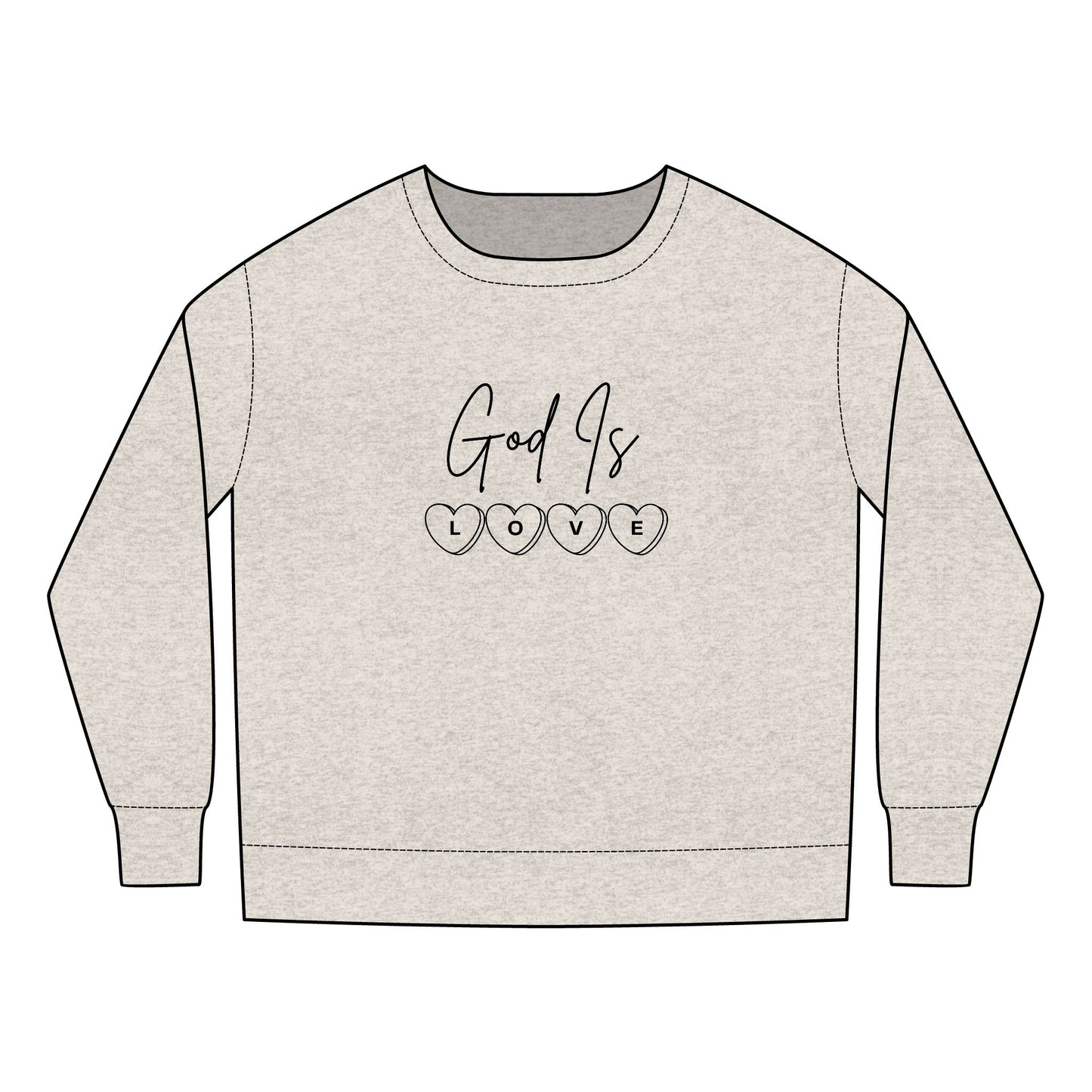 God is Love Toddler Sweatshirt