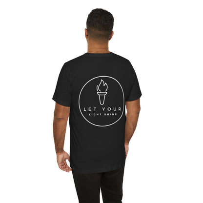 Let Your Light Shine Black Tee